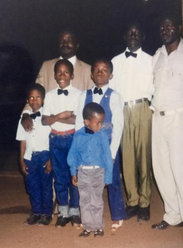 James and his boys